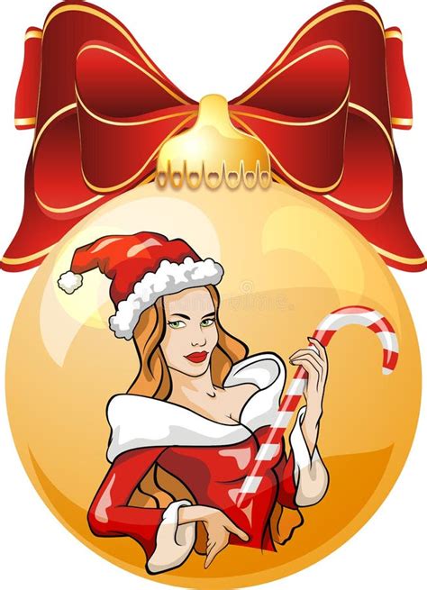 Nice Dressed Woman With Big Tits And Question Mark Stock Vector