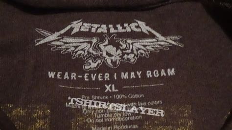 Metallica Hardwired Tour T - 2017, XL | TShirtSlayer TShirt and ...