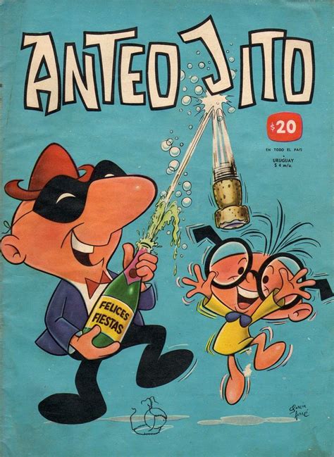 An Old Comic Book With Cartoon Characters On The Front And Back Cover