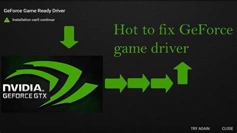 How To Fix Nvidia GeForce Game Ready Driver Installation Can T