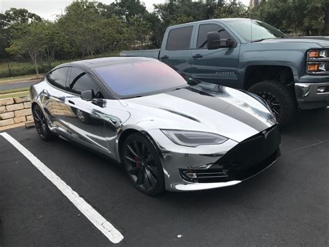 This Metallic Silver Tesla Atbge