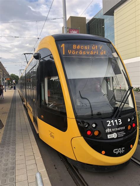 The Worlds Longest Tram In The World In Budapest Hungary The Caf