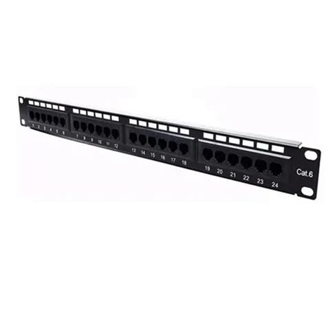 PATCH PANEL ANERA CAT6 DE 24 PUERTOS PARA RACK DE 19 TECNIT