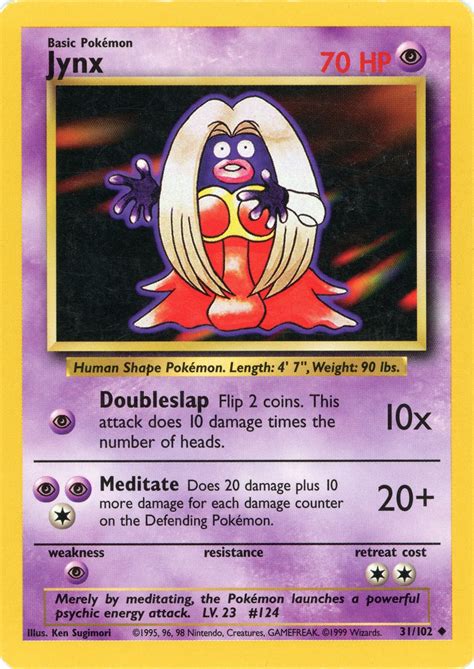 Jynx Base Set Bulbapedia The Community Driven Pok Mon Encyclopedia