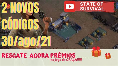 2 NOVOS GIFT CARDS HOJE CÓDIGOS DE RESGATE State of Survival