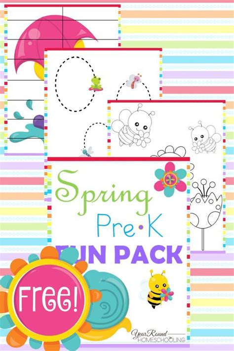 Free Printable Preschool Spring Packets Worksheets Spring Preschool Learning Kindergarten