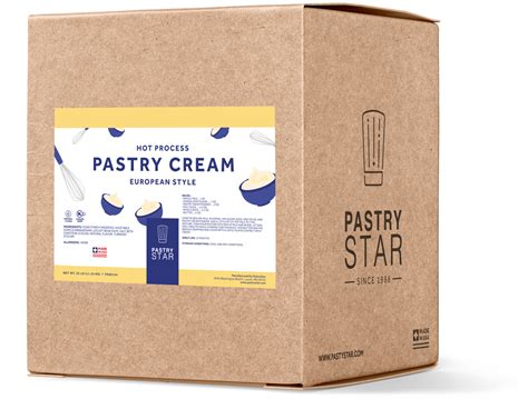 Bulk Pastry Star Hot Process Pastry Cream European Style 25 Lbs