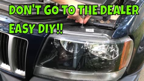 Replace Headlight On Jeep Grand Cherokee