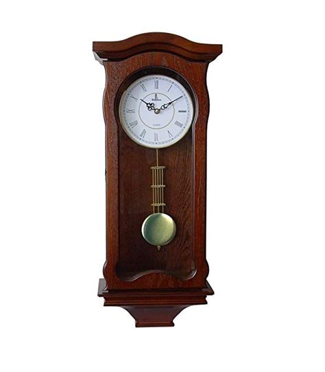 Best Pendulum Wall Clock Silent Decorative Wood Clock With Swinging