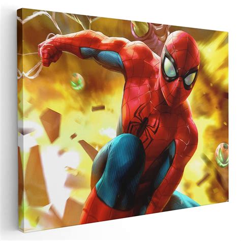 Tablou Afis Spiderman Omul Paianjen Desene Animate 2206 Tablouri