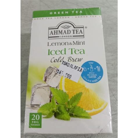 Jual Teh Ahmad Tea London Green Tea Lemon Mint Iced Tea Cold Brew