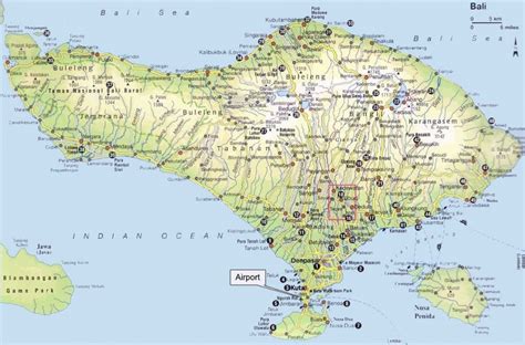 Printable Map Of Bali Printable Maps