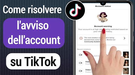 Come Risolvere Il Problema Di Avviso Dell Account Su Tiktok Come