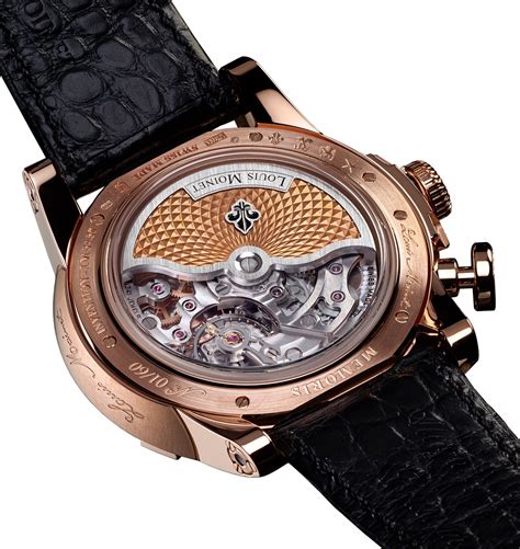 Louis Moinet Watch Memoris Chronograph Rose Gold Limited Edition Lm 54