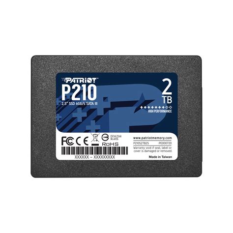 Patriot P210 2TB Internal SSD SATA 3 2 5 Solid State Drive