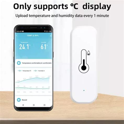 Tuya Smart Wifi Zigbee Sensore Di Umidit Temperatura Monitor Per Alexa