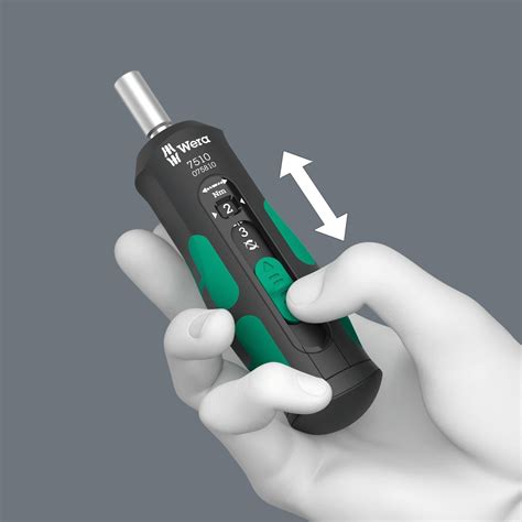 Wera Torque Wrench Screwdriver 1/4" Hex 7510 Kraftform Safe Torque Spe