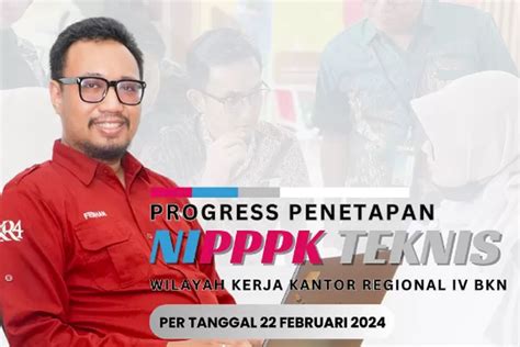 Progres Penetapan Ni Pppk Tenaga Teknis Kanreg Iv Bkn Per