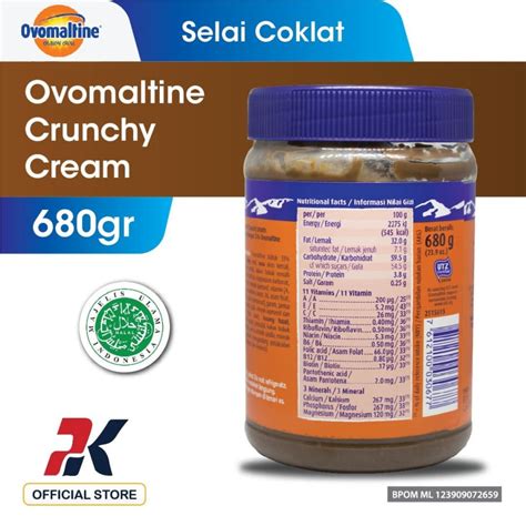 Jual Ovomaltine Crunchy Cream 680gr Selai Ovomaltine 680 Gram Selai