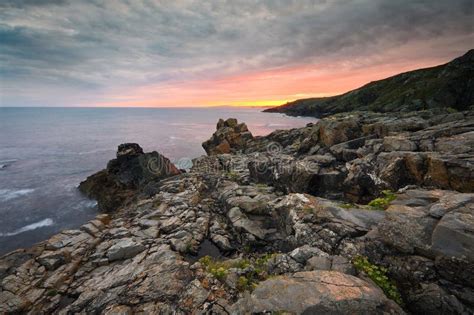 Seascape In Cornwall South West England Stock Image Image Of Cornish