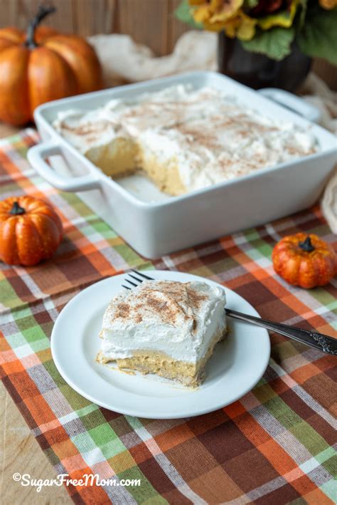 Easy Low Carb Keto Pumpkin Dessert Lasagna Recipe Sugar Free Mom