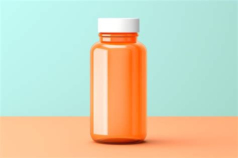 Premium Ai Image A Bottle With A White Cap