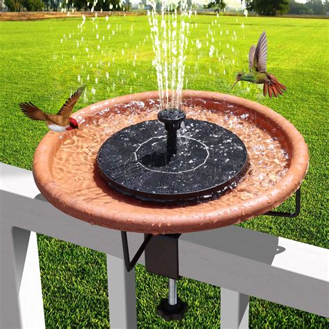 Solar Powered Water Fountains