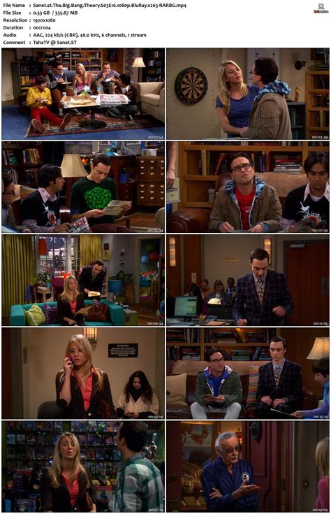 The Big Bang Theory S03 1080p Bluray X265 Rarbg Softarchive