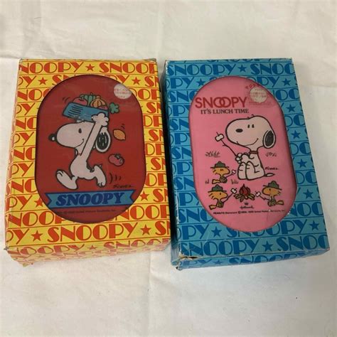 Peanuts レトロ スヌーピー 弁当箱 ランチボックス Vintage Peanutsの通販 By めかぶs Shop｜ピーナッツならラクマ