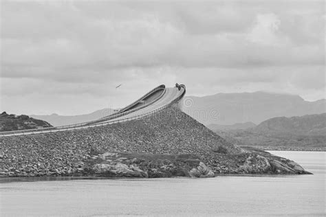 Norway. Atlantic Ocean Road. Bridge Over the Ocean. Travel Europe Stock ...