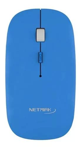 Mouse Inalámbrico Wireless Azul 1600 Dpi Netmak La Plata MercadoLibre