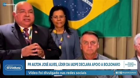 Pr A Lton Jos Alves Declara Apoio A Reelei O De Bolsonaro Youtube