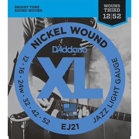 D Addario ダダリオ エレキギター弦 EJ21 XL Nickel Round Wound daddario エレキ弦 EJ 21