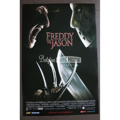 FREDDY VS JASON Belgian Movie Poster Store