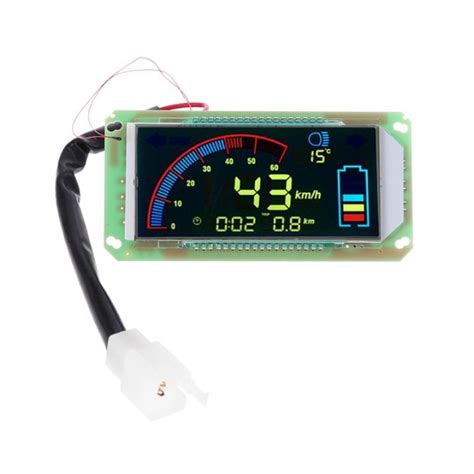 Motorcycle Speedometer Gauge Mini Universal LED Motorcycle Meter