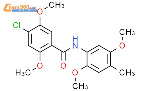 66109 02 2 BENZAMIDE 4 CHLORO N 2 5 DIMETHOXY 4 METHYLPHENYL 2 5