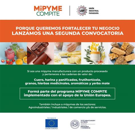 Ampl An Convocatoria A Programa Para Mejorar Competitividad De Mipymes