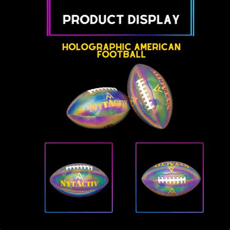 Leather Hand Stitched Nytactiv Holographic Glowing Reflective American