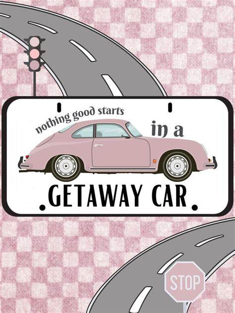 Taylor Swift Getaway Car Poster