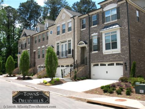 Towns At Druid Hills Townhomes In Atlanta Ga