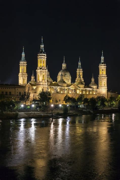 Catedral Basilica Del Pilar Zaragoza Spain Stock Photo Image Of