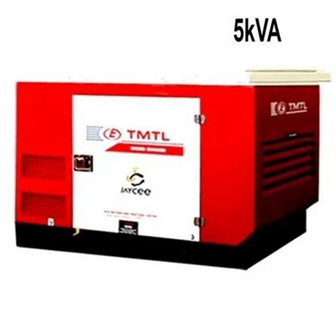 5 Kva Jaycee Silent Diesel Generator Single Phase At Best Price In