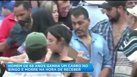 Record Tv On Twitter Idoso De Anos Morre Ap S Ganhar Um Carro No