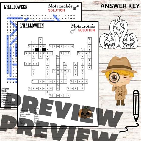 French Halloween L Halloween Worksheets