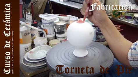 Curso De Cer Mica Pintar Piezas De Cer Mica Con Torneta De Pie Youtube