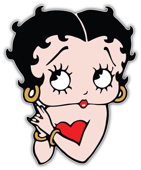 Betty Boop Face Logo Sticker Vinyl Decal 10 Sizes Free Shipping