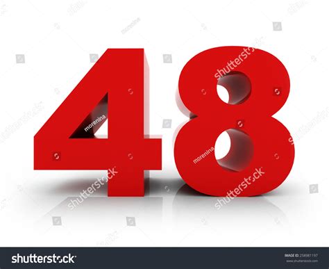 1,585 Number 48 3d Images, Stock Photos & Vectors | Shutterstock