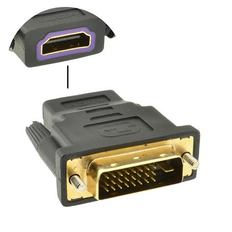 DVI D 24 1 Male To HDMI Socket Adapter Converter Oxijan Ltd Uk Best