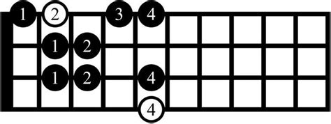 Harmonic Minor Scale on Bass 🥇Fingerings🥇for BASS GUITAR🥇 in 2022 ...