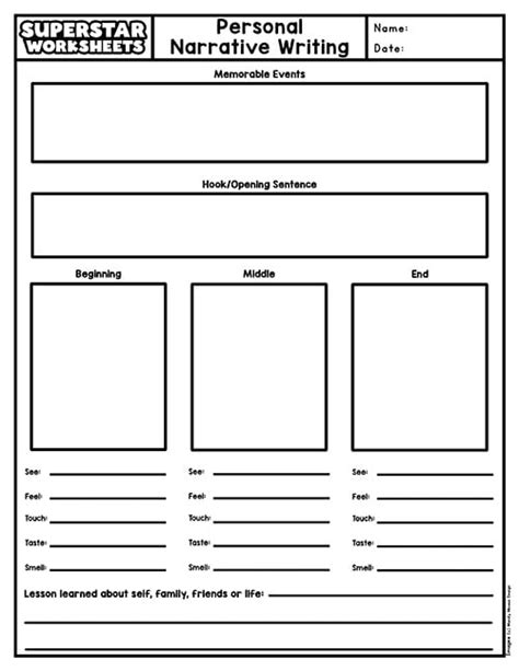 Graphic Organizers Superstar Worksheets